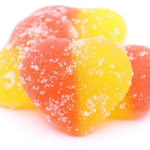 10mg CBD Full Spectrum Gummies – Juicy Peach Hearts